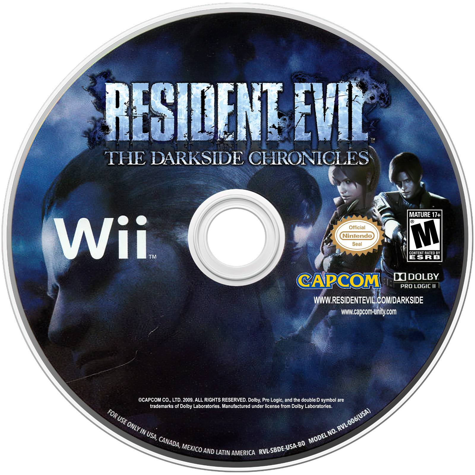Лицензионный диск NTSC\PAL Resident Evil The Darkside Chronicles для Nintendo Wii